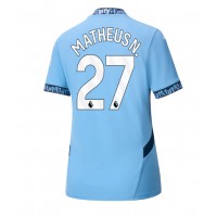 Manchester City Matheus Nunes #27 Domáci Ženy futbalový dres 2024-25 Krátky Rukáv